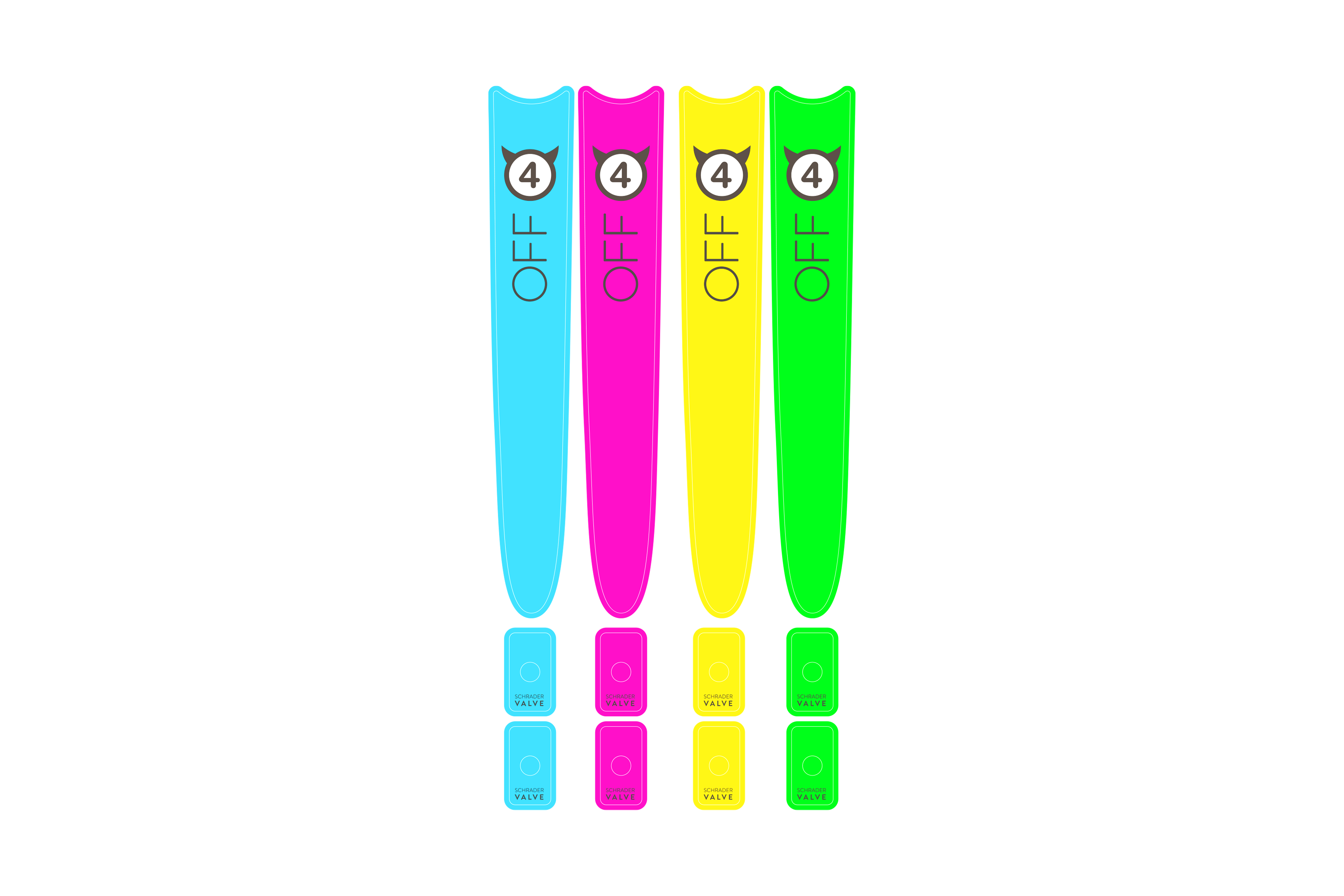 woom OFF/OFF AIR Sticker Set - woom 4
