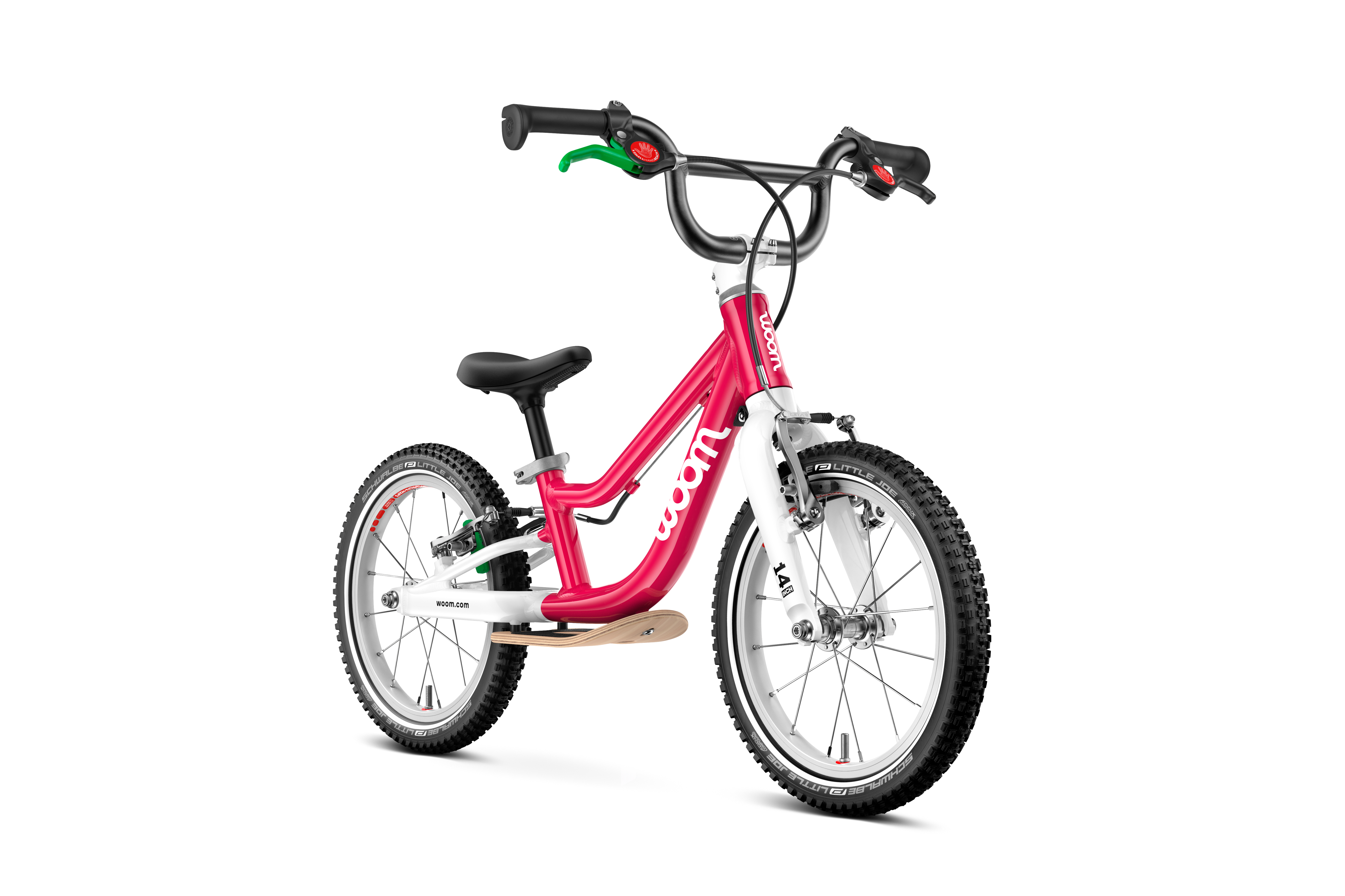 woom GO 1 PLUS Fully Equipped - hot pink / bubble gum blue