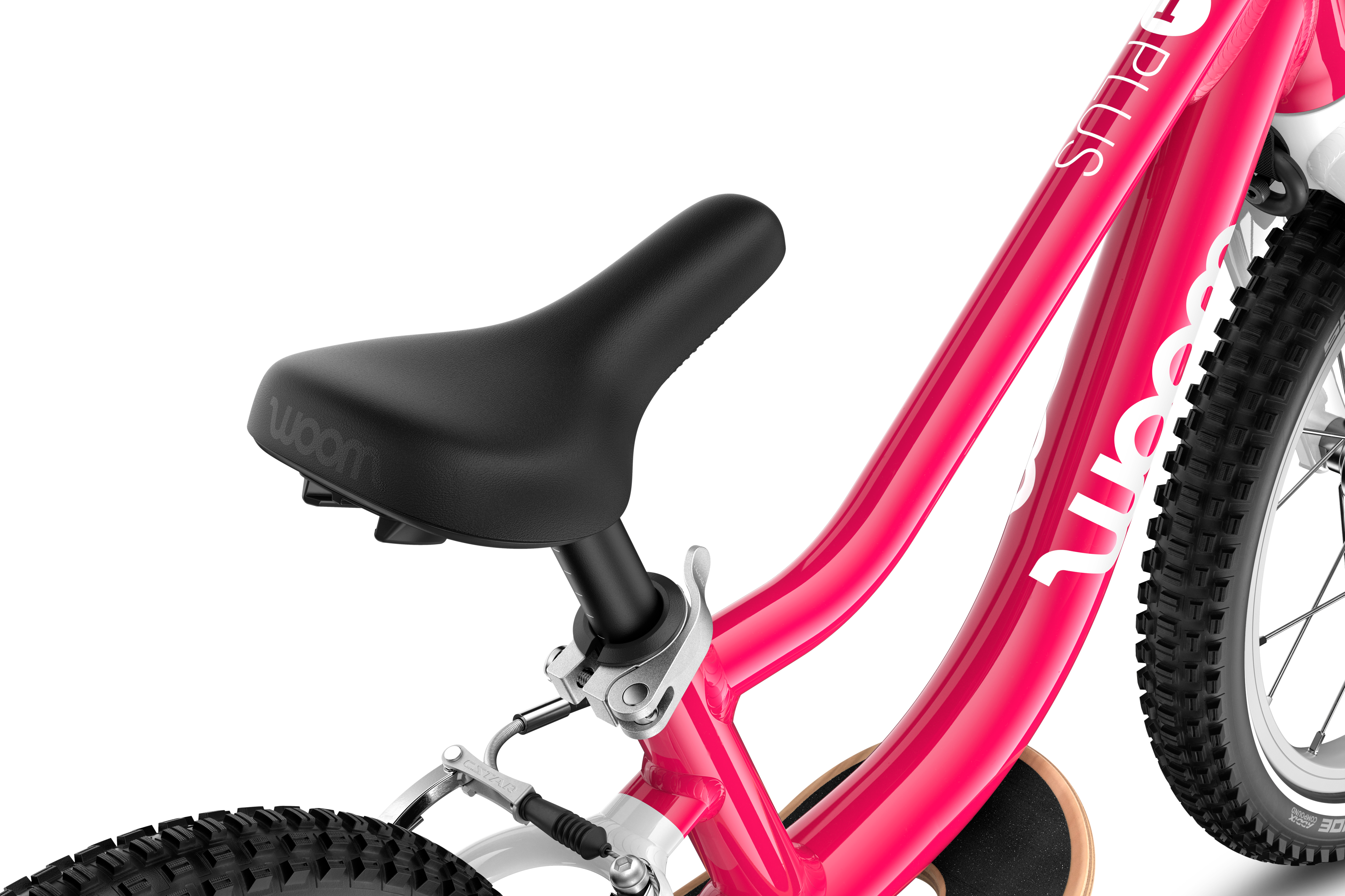 woom GO 1 PLUS Fully Equipped - hot pink / bubble gum blue